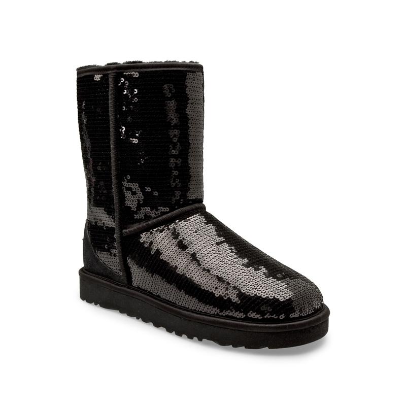 women's classic short sparkle boots