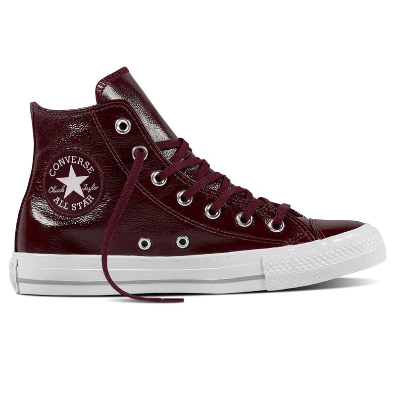 womens black patent leather converse