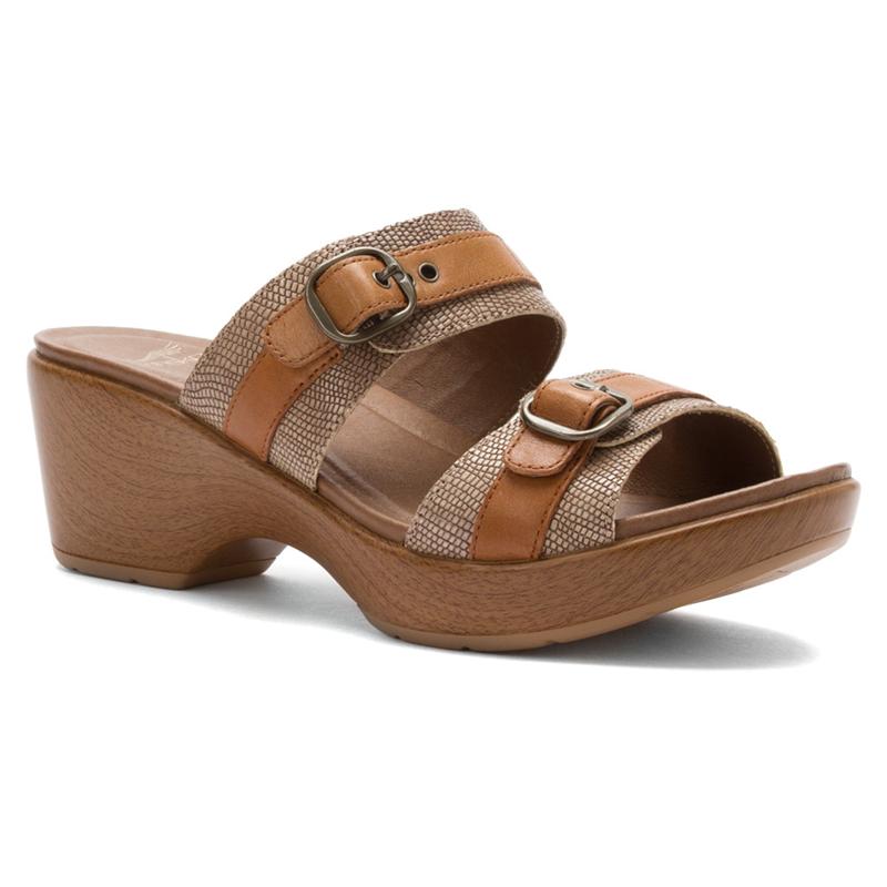 Women's Dansko Jessie Lizard Print Leather Sandal