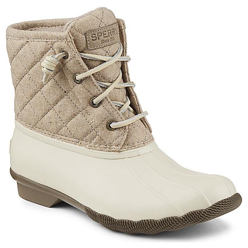 sperry women's saltwater quilted wool duck boots